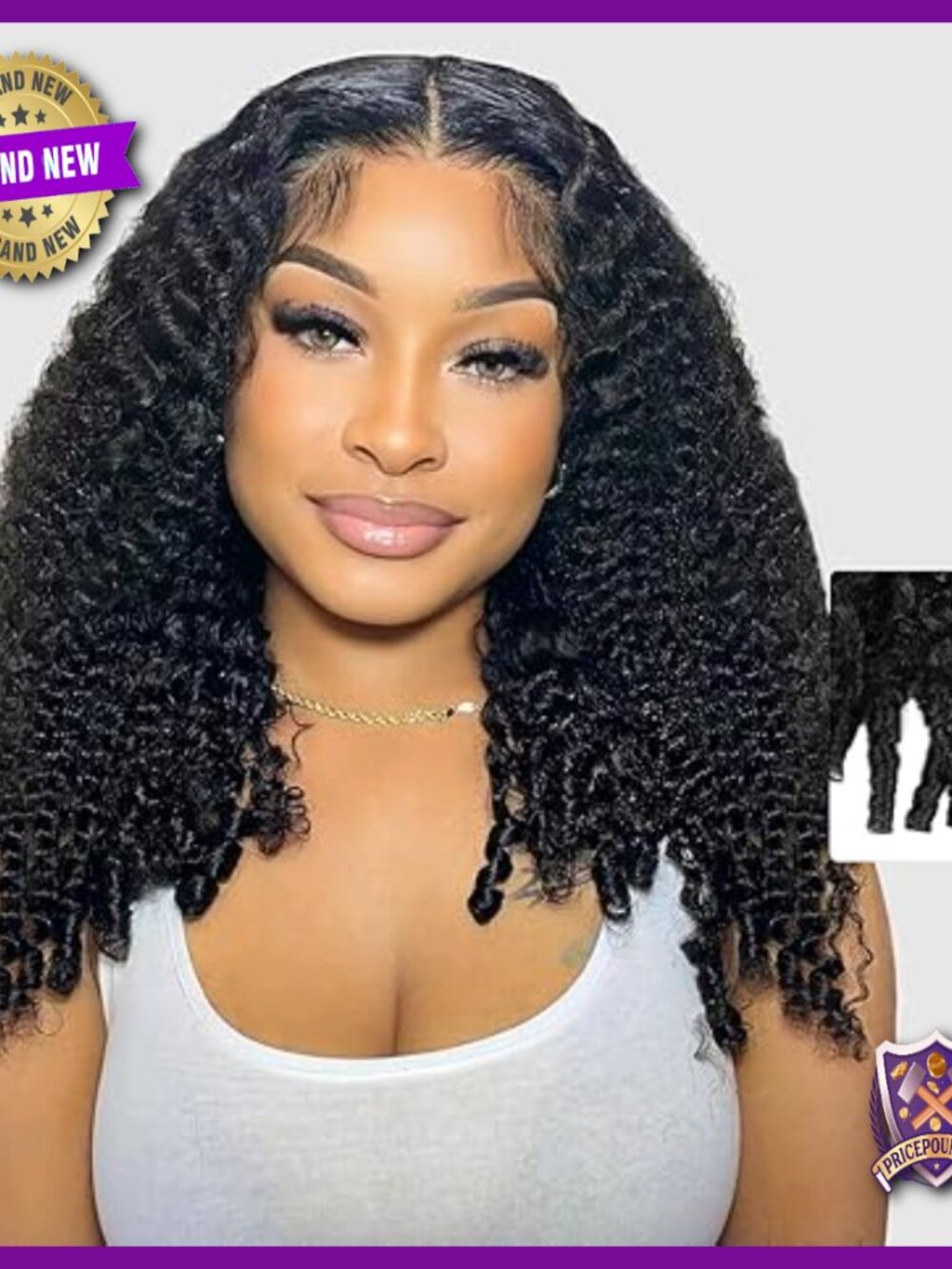 13x6 HD Lace Front Wig Human Hair 300 Density Water Wave Pre Plucked